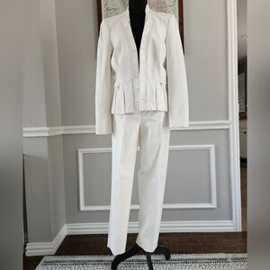 Elegant White Suit Set